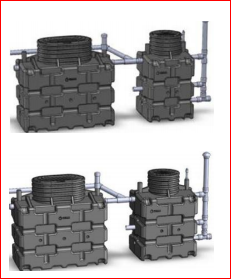 Micro-station écologique à filtration biologique sur laine de roche