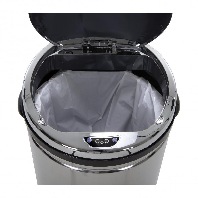 Poubelle automatique HAILO Sensor 42L - inox - hauteur 76 cm_2