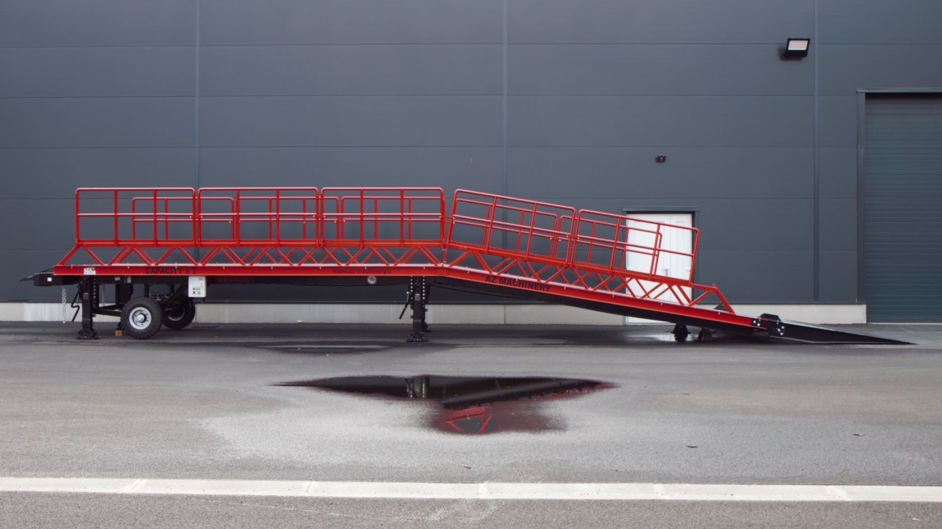 Rampe de quai mobile large AZ Ramp Star XL LLO - Utilisation fixe ou mobile - Capacité de 8T à 20T_2