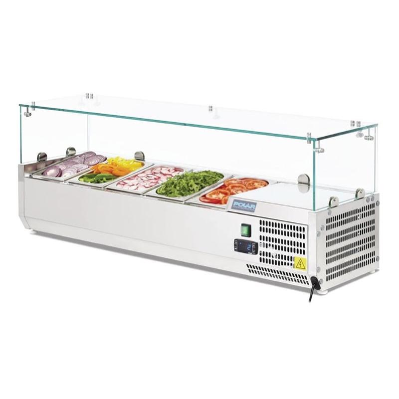 Saladette réfrigérée Série G 5x GN1/4 | Polar - G608_2