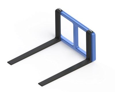 Fourche à palettes - Dalmasso - longueur des dents réglable - chargement facile_2