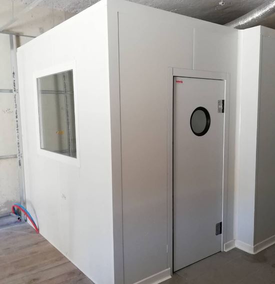 Porte de chambre froide inox bouchonné ou brossé - sur-mesure_2