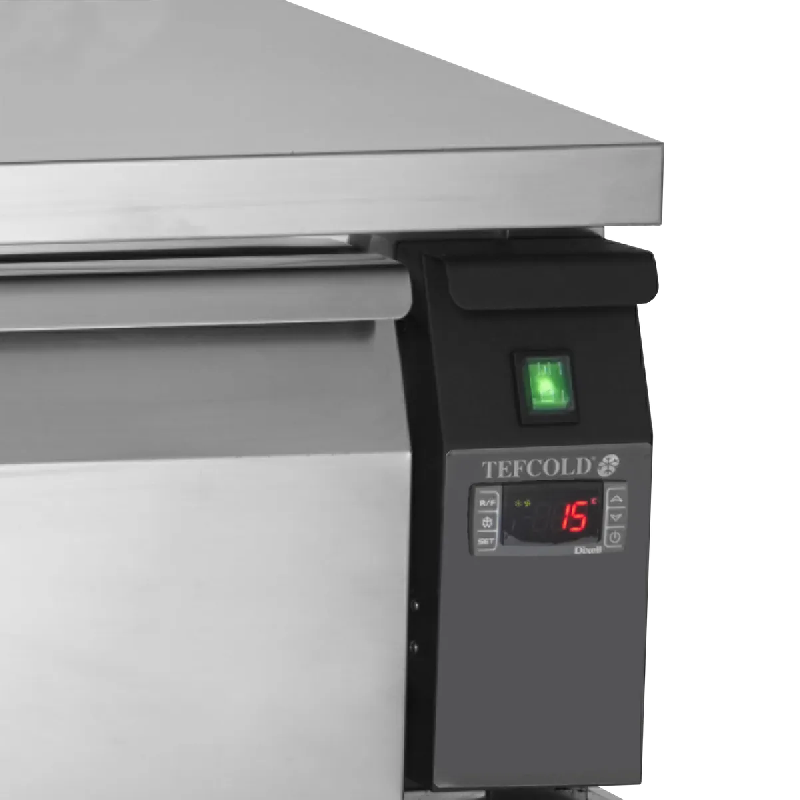 Soubassement réfrigéré UD2-3 Uni-Tiroir GN2/1 pces Inox TEFCOLD_2