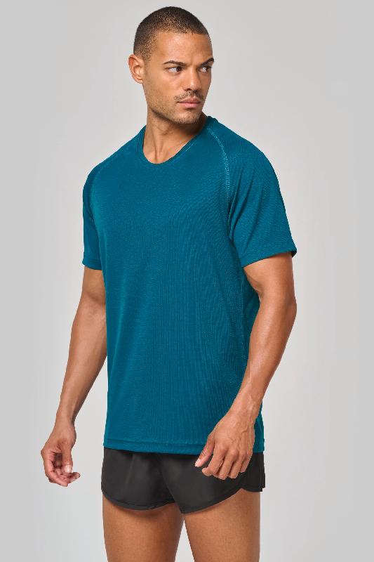 T-shirt de sport à col rond recyclé homme - PROACT - Réf : PA4012 - 100% polyester recyclé - Tissu léger à séchage rapide_2