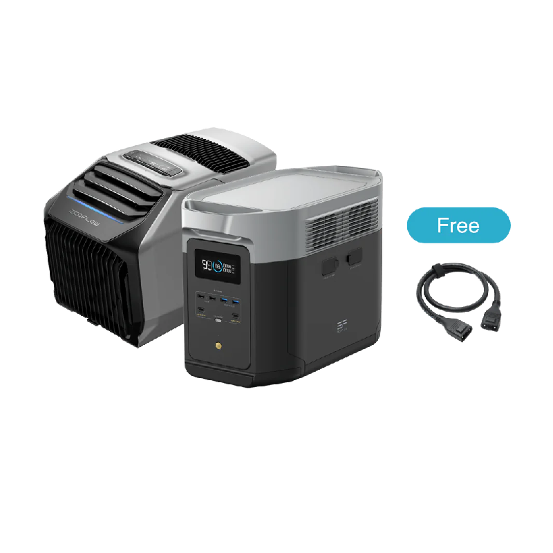 Climatiseur portable EcoFlow WAVE 2 + Station électrique portable EcoFlow DELTA 2 Max_2