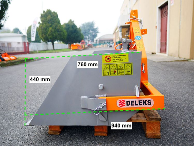Pri-140-l - godets à basculement hydraulique - deleks - largeur total : 1500.0 mm_2