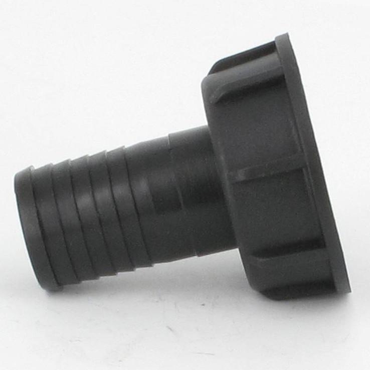 Raccord annelé - Droit - avec écrou - F 1