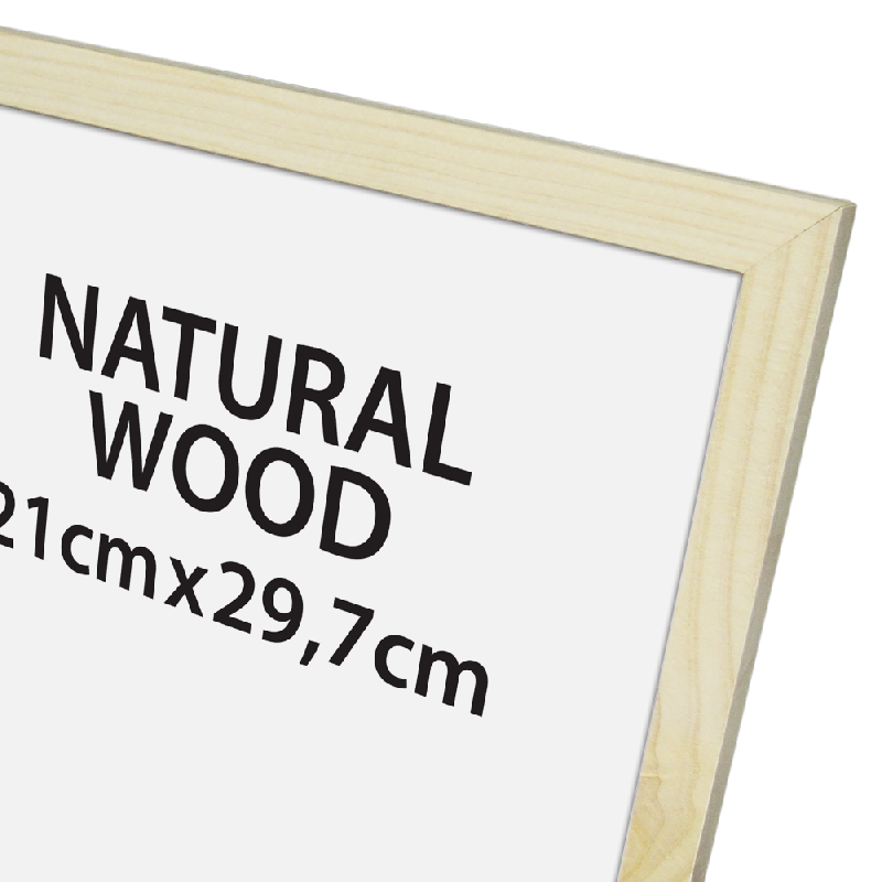 Cadre Photo "Manu" - Bois Et Verre - Noir - 18x24 Cm - Atmosphera