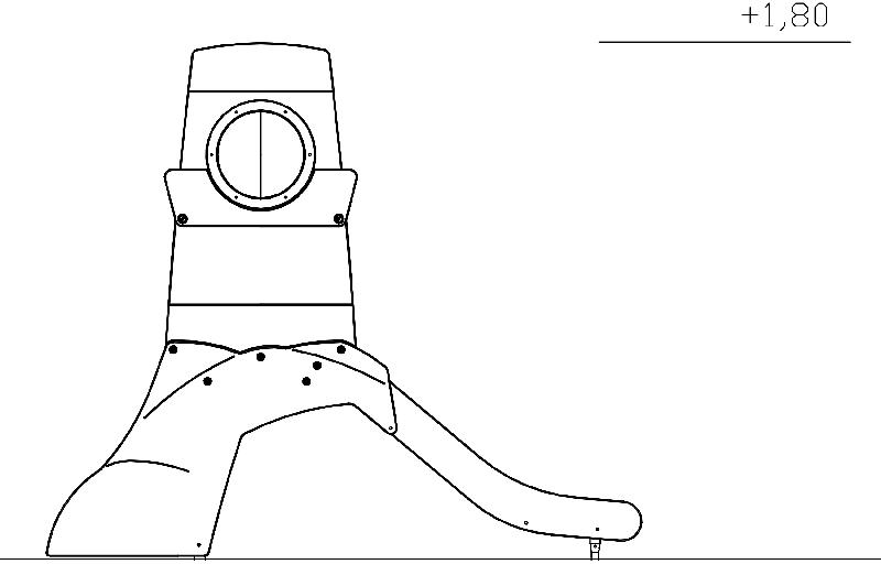 Toboggan Portland réf-8057515 - Hags - Tranche d'âge 1-3 ans - 2080 mm de longueur_2