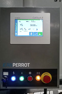 Cisaille guillotine Jean Perrot HNC - angle de coupe variable - commande numérique intuitive - coupe de 6 à 25 mm_2