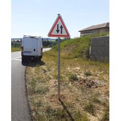 Panneau de danger A18 - Circulation dans les deux sens_2