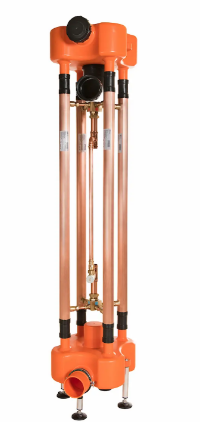 Récupérateur de chaleur collectif vertical passif - Hauteur limitée 1900mm à 2730mm - ReQup-Plus Multi II_2