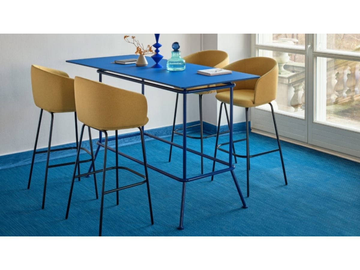 Table haute design NEW SCHOOL - polyvalente et élégante pour bureaux, salles de détente, restauration et halls d'accueil_2