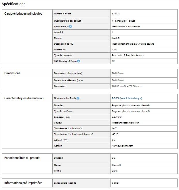 836414 - signalisations sécurité travail - brady - dimensions: 200.00 mm w x 200.00 mm h_2