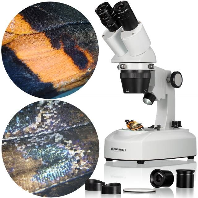 Loupe binoculaire Bresser Researcher ICD LED - Grossissement 20x-80x - Éclairage incident et transmis_2