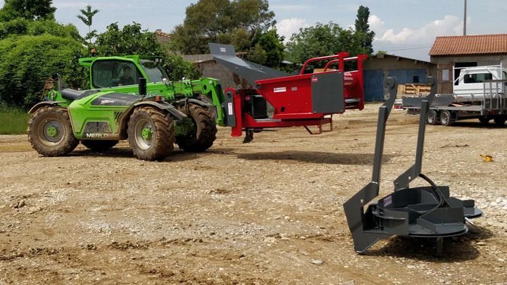 Pailleuse agricole mixte sur pique balles - Galonnier - Paillage jusqu’à 2,50 m à 7 m - Balles rondes et carrées_2