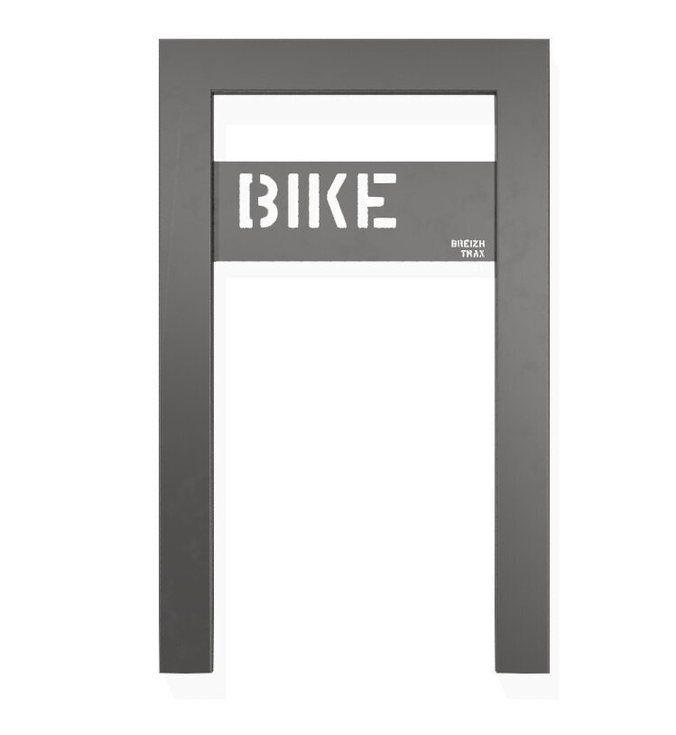 Support vélo en acier inoxydable personnalisé - Universel et modulable - Référence BTSV200_2