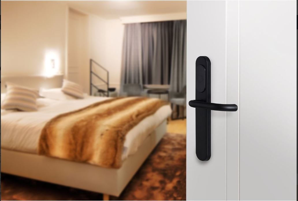 Serrure électronique Hotek Small Line Standard - RFID sans contact pour portes en verre, PVC ou métal - Usage intérieur et extérieur_2