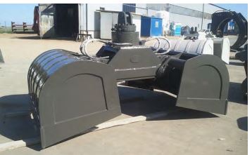 Benne preneuse de reprise adaptée aux travaux de reprise et chargement de matériaux légers_2