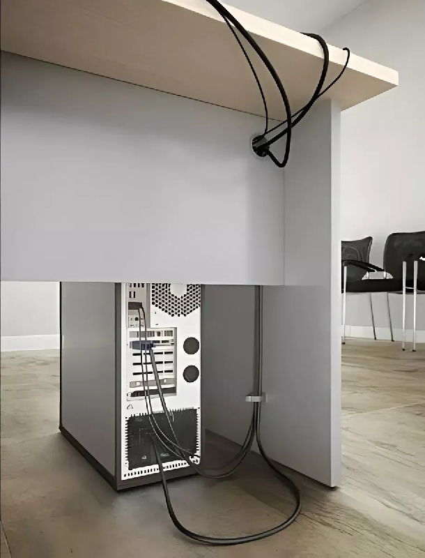 Bureau individuel pied panneau So Ferrol_2