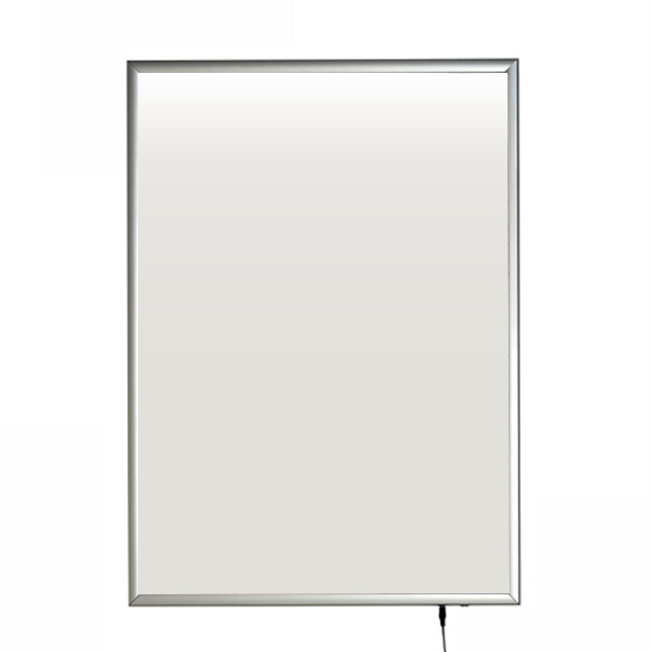 Cadre Clic Clac lumineux LED 70 x 50 cm - aluminium gris - Réf.215515_2
