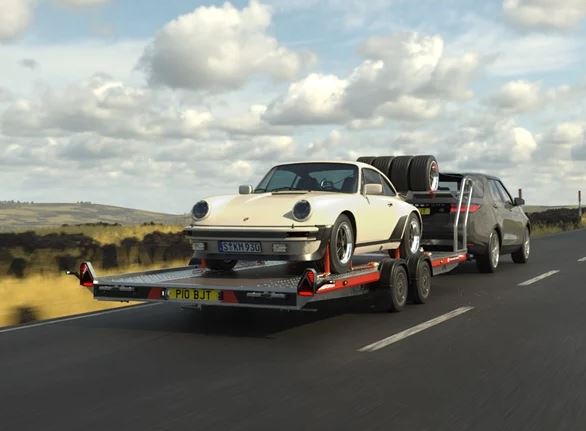 Remorque porte-voiture ouvert à double essieu pour sport automobile - A TRANSPORTER_2
