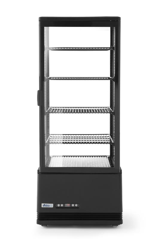 Vitrine de table réfrigérée positive grand modèle 4 étagères 98L ARKTIC HENDI - Blanc_2