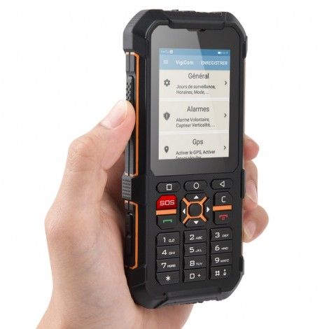 ATI-3520 - Téléphone mobile PTI avec clavier, écran tactile, IP69 et normes MIL-STD 810G - Attendance Vigicom_2