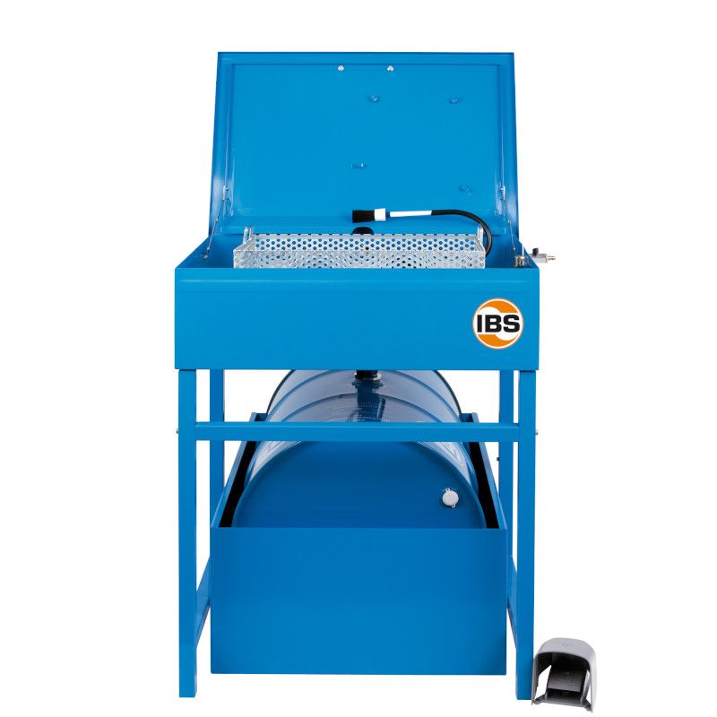 Fontaine manuelle solvant - capacité 60 kg - avec raccord sur fût - dimensions 795x560x1005 mm_2