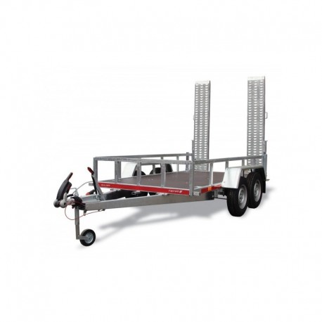Remorque porte-engins Tema Builder 2 - PTAC 3000 kg - 2 essieux, roues 165R13C_2