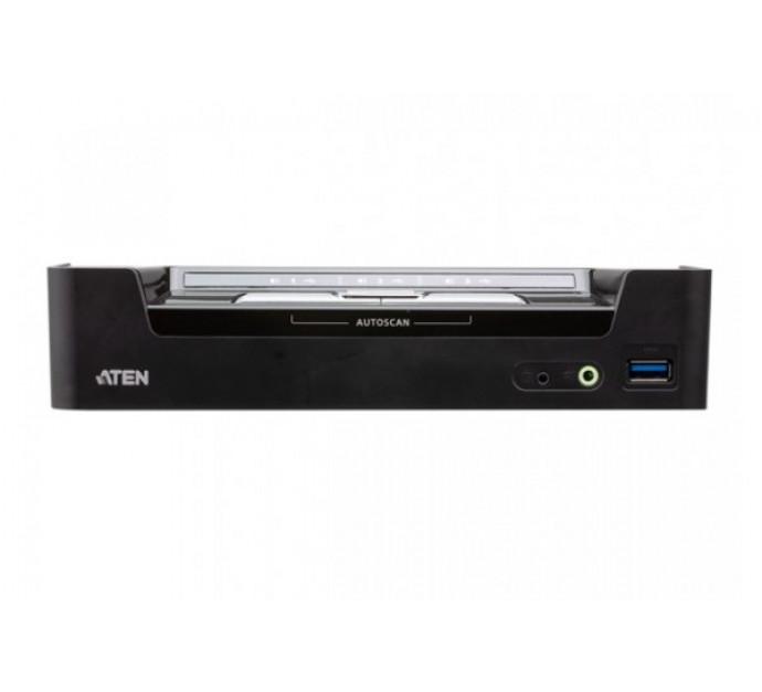 Aten CS1953 - Switch KVM 3 ports DisplayPort/USB-C et USB-A - Qualité vidéo 4K et hub USB 3.1_2
