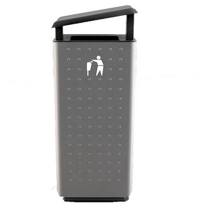 Citypole - corbeille à déchets élégante et robuste - Bammens_2