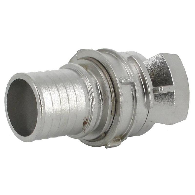 Demi-raccord symétrique avec verrou - DN 40 mm - Embout annelé Ø 40 mm - Inox_2