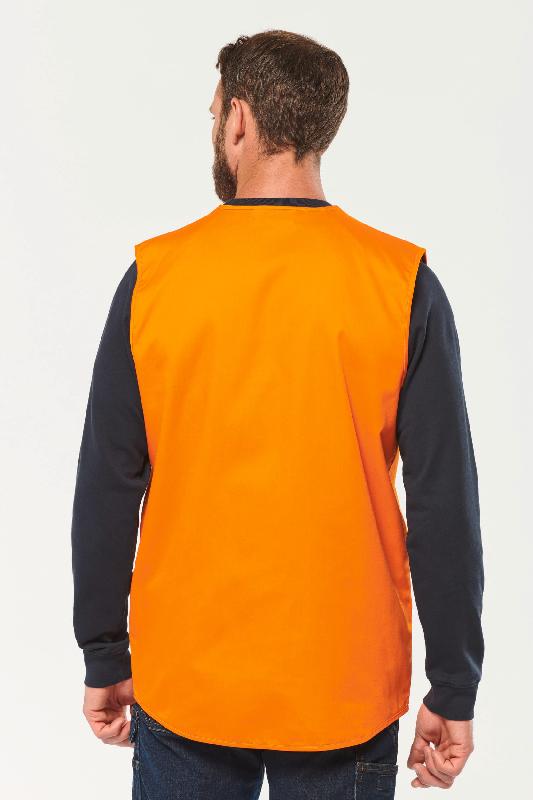 Gilet sans manches polycoton multipoches unisexe - Réf: WK608 - Disponible en plusieurs tailles et couleurs_2