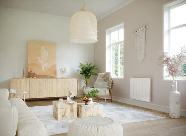 Radiateur chaleur douce connecté Kenya 4 horizontal 1500W Blanc - Thermor - 414720_2