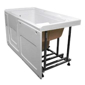 BAIGNOIRE À PORTE KLEIDO 147,5 X 76 X 85 CM DROITE OU GAUCHE_2