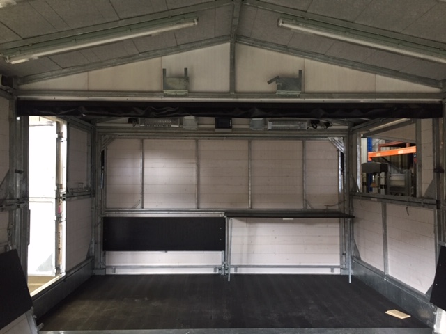 Chalet en bois pliable jumelé - épicéa du Nord 21mm, raccordements fournis, armature en acier galvanisé_2