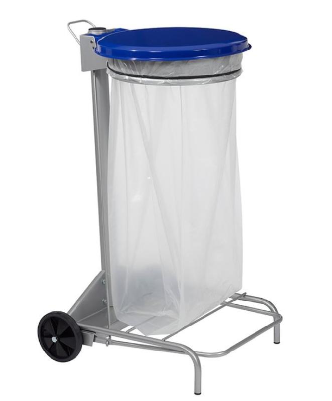 Support sac mobile à pédale - Collecroule 110 Litres - Capacité 110L, Disponible en plusieurs couleurs, Fabrication Française_2