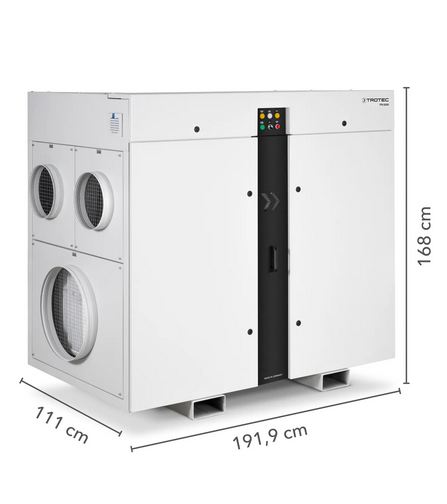 Déshydrateur à adsorption TTR 8200 - capacité 46,2 kg/h - débit d'air 9.000 m³/h - robuste et économique_2