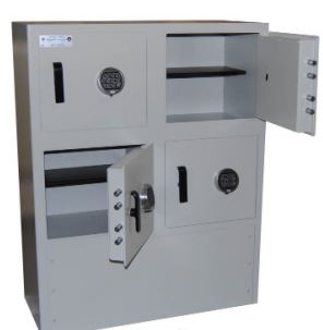 Coffre tout acier ignifuge Classe S2 - Norme EN 14450 - Paroi 40mm - Porte 8mm_2