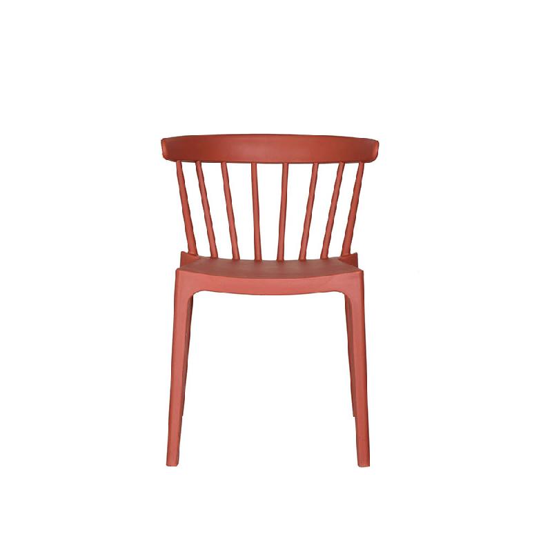 Windson - Chaise empilable en polypropylène terracotta_2