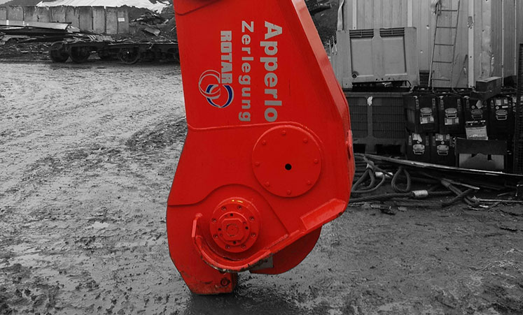 Cisaille coupe-rail Rotar RRC 25 - tête rotative puissante et matériaux résistants à l'usure_2