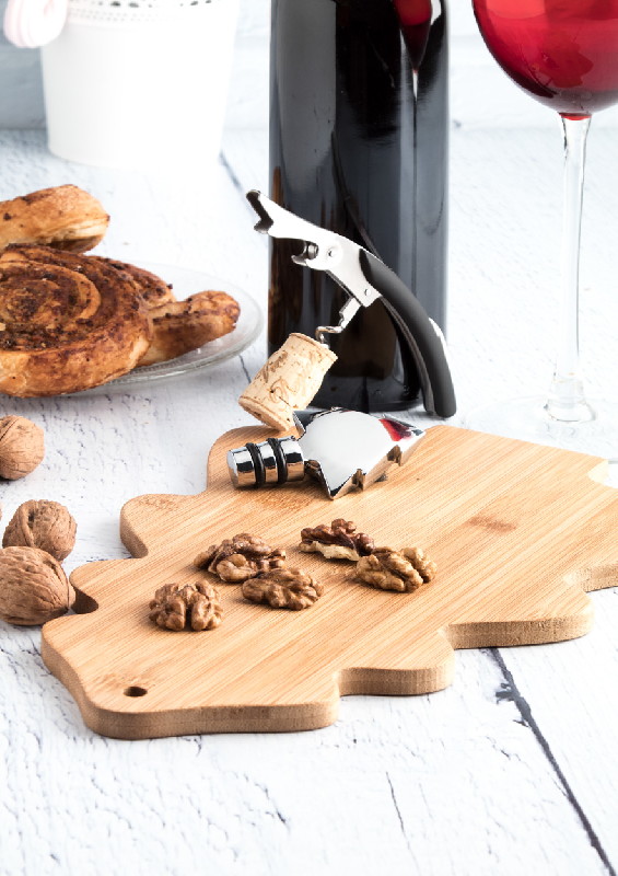 Set à vin - sommelier et stoppeur sapin de Noël - livré en boîte cadeau noire_2