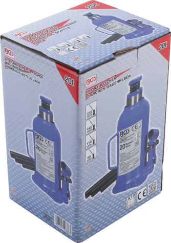 9888 - Cric à vérin hydraulique - BGS Technic - capacité de chargement 20 tonnes - avec tige de piston télescopique_2