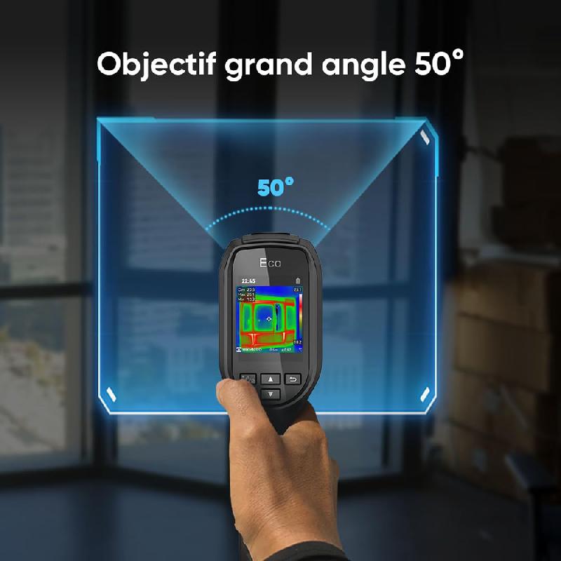 Caméra thermique HIKMICRO ECO - 96x96 px, -20°C à +550°C, écran 2.4'', 25 Hz, pointeur laser - HM-TP30-1AQF-ECO_2