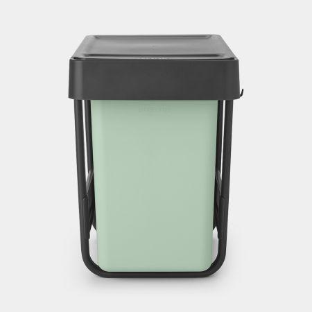 Poubelles encastrables Brabantia Sort & Go - 2 x 15 Litres - Dark Grey - Tri des déchets discret_2