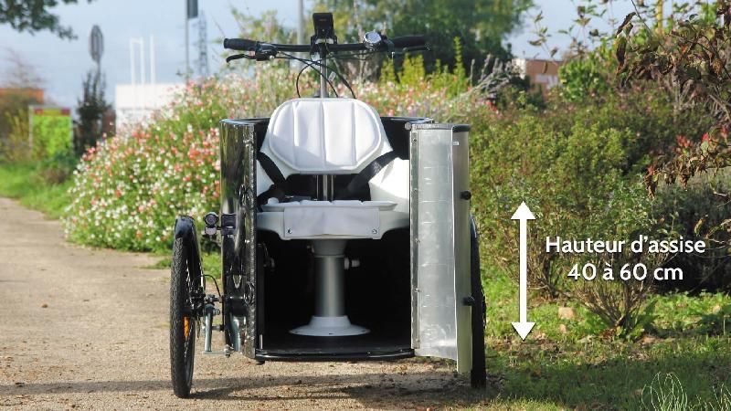 Triporteur Nihola Cargo XL Pro (musculaire) - Malle avant réhaussée de 15 cm - 230 L_2