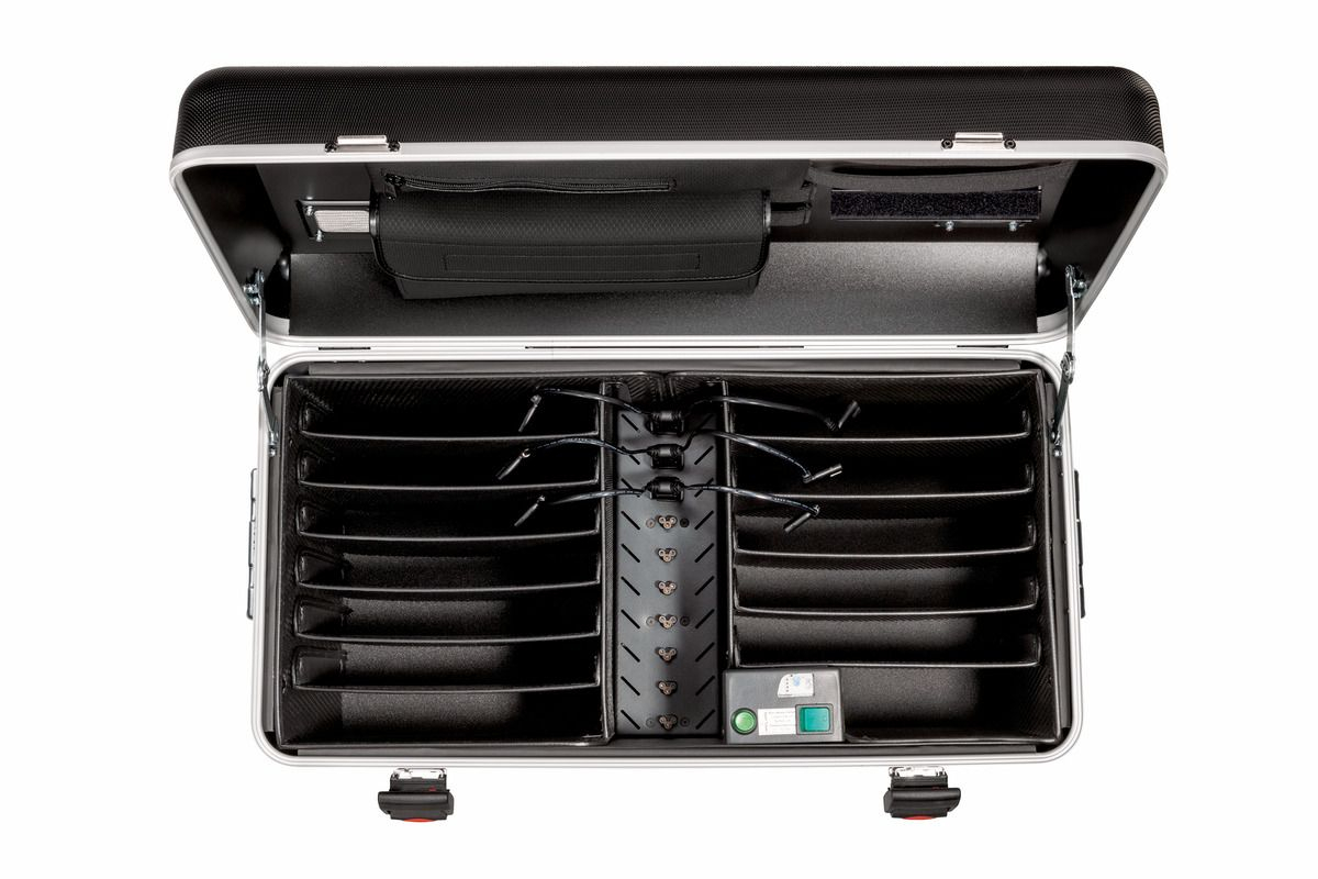 Valise de chargement Parat N12 - 12 ordinateurs portables ou Chromebooks jusqu'à 15,6 pouces - Système de charge intelligent_2