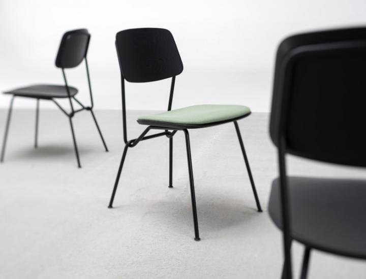 Chaise visiteur STRAIN - Ref : Haute_Chêne_2