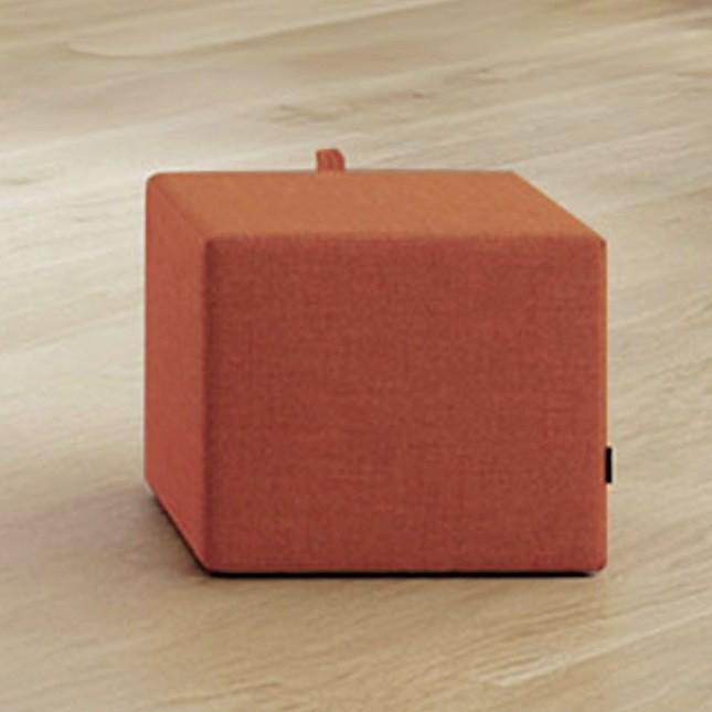 Pouf multifonction coloré esmou - orange_2